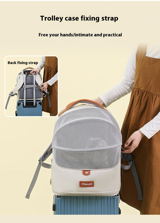 Mochila Transportadora Respirable para Gatos de Gran Capacidad Expandible - Image 19