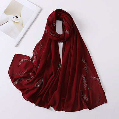 Pañuelo Elegante con Strass Cerrado para Mujer - Accesorio de Moda Versátil - Image 26