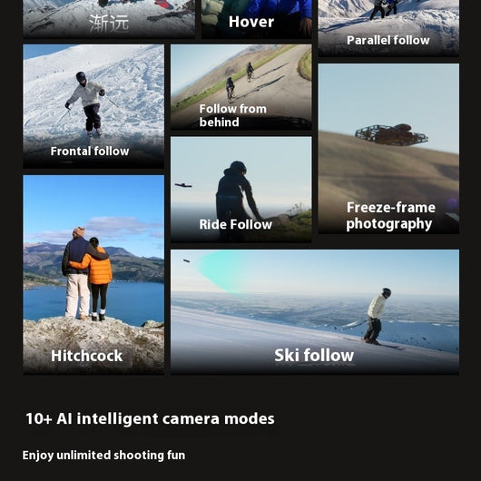 Cámara de Drones 8K para Viajes con IA y Estabilización Avanzada - Image 3