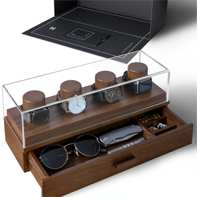 Estuche Organizador de Relojes en Madera de Roble - Image 9