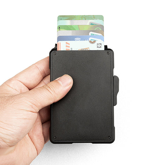 Cartera Minimalista de Cuero Genuino para Hombre con Detalles en Metal - Image 13