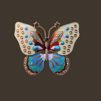 Broche de Lujo Mariposa Elegancia Personalizada