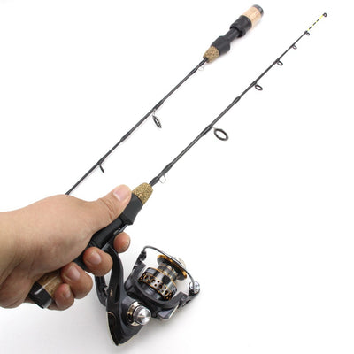 Carrete Giratorio Doble Punta para Pesca en Hielo - Kit Completo