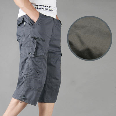 Shorts Casuales Holgados Multi Bolsillo para Hombre - Image 9
