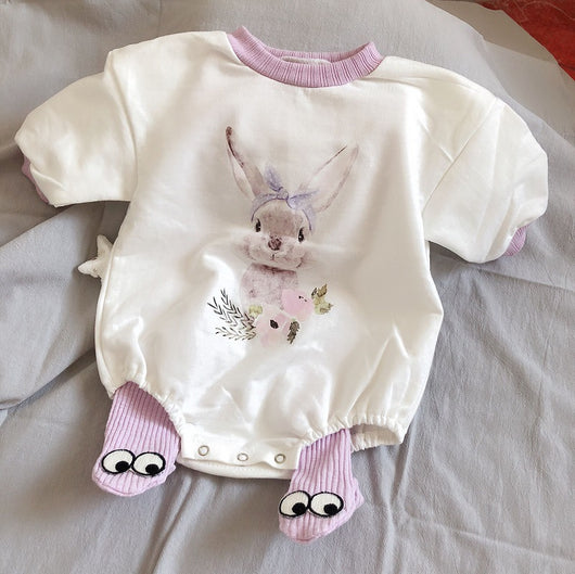 Enterizo Infantil Conejo Adorable con Leggings - Image 14