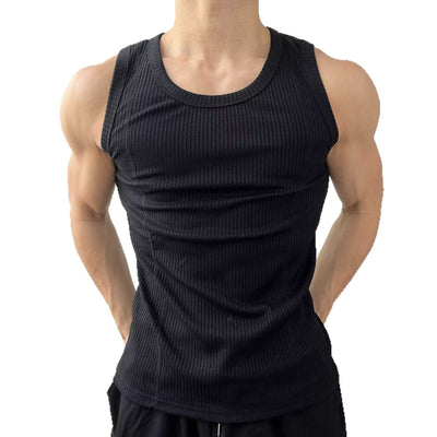 Musculosa Deportiva Ajustada con Stretch para Hombre - Image 6