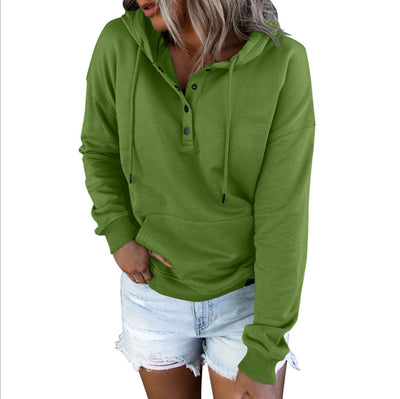 Suéter Hoodie con Ojetes Frontales para Mujer - Image 7