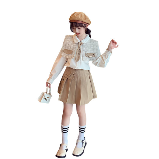 Vestido Uniforme Escolar Plisado Estilo Internacional - Image 10
