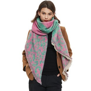 Bufanda Circular Térmica para Mujer - Cuello Cálido Otoño Invierno con Diseño Jacquard - Image 20