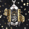 S925 Plateado-Spaceman Necklace Pendant Imaginary Space Buddha 925 Plateado