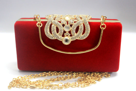 Bolso de Novia con Corona de Cristales y Gamuza - Image 12