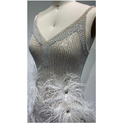 Vestido Bandage Cadera Mini Feather - Image 5