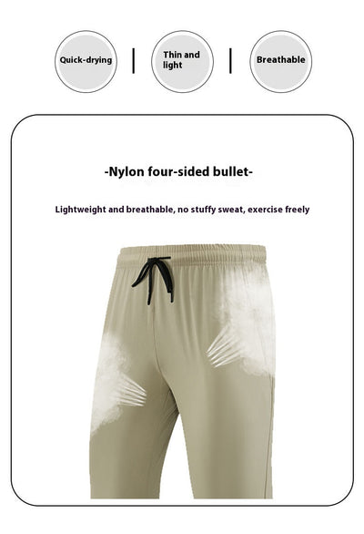 Pantalones Deportivos Tejidos Hombre - Corte Recto Suelto y Ligero - Image 11