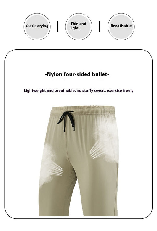 Pantalones Deportivos Tejidos Hombre - Corte Recto Suelto y Ligero - Image 11