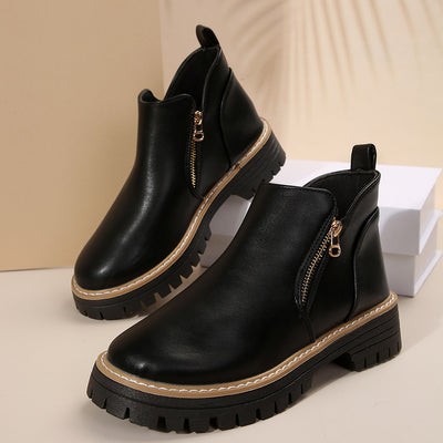 Botas de Tacón Alto Redondo para Otoño e Invierno - Image 20
