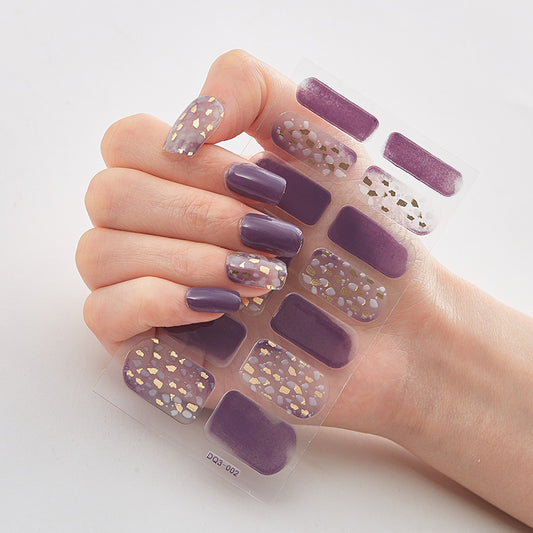 Stickers de Uñas Dorados Personalizados para Mujeres - Image 2