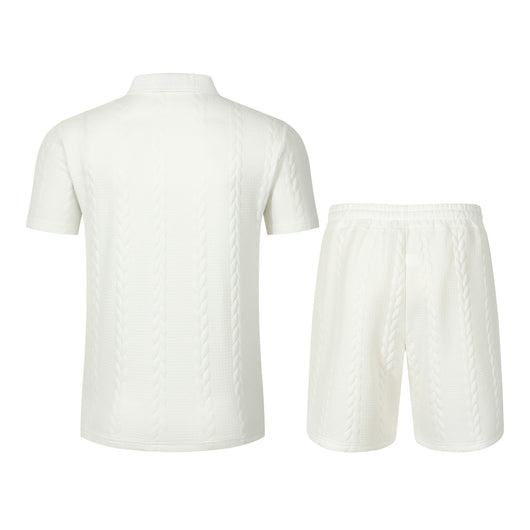 Conjunto Deportivo Masculino con Cuello de Solapa y Shorts - Image 26