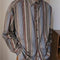 Camisa Abrigo de Pana a Rayas con Mangas Largas