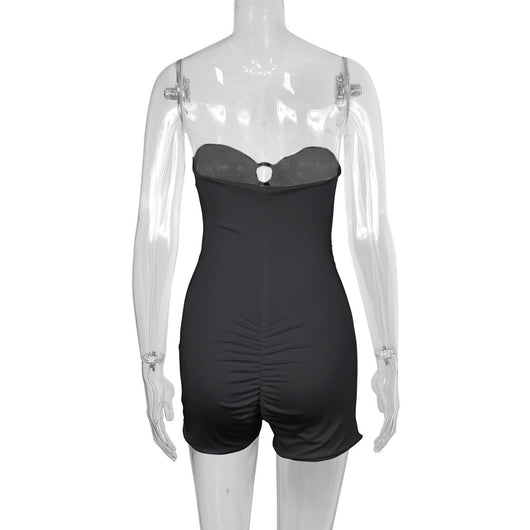 Jumpsuit Elegante con Escote Tubo y Detalles Calados - Image 15