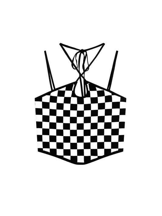 Chaleco Tejido con Diseño de Cordones - Estilo Nicho Minimalista - Image 2