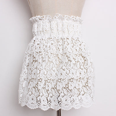 Vestido Camisero con Cinturón Ancho Adornado - Image 9
