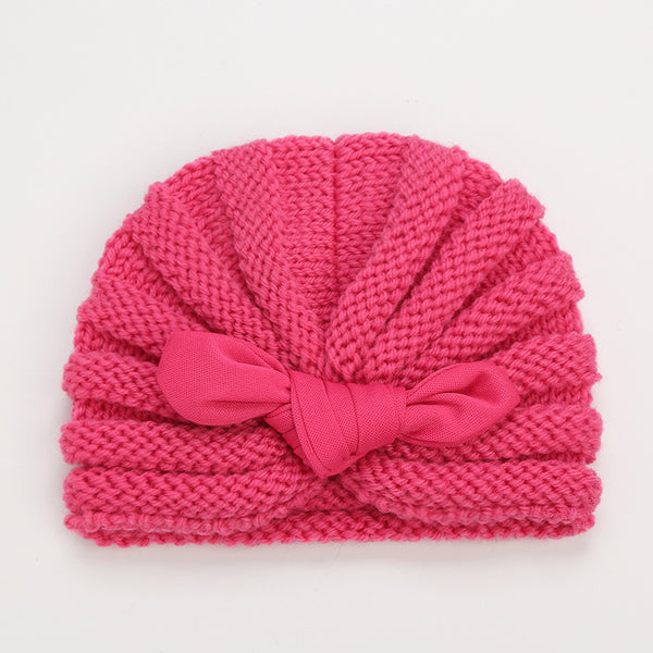 Gorro de Lana Infantil con Orejas de Conejo