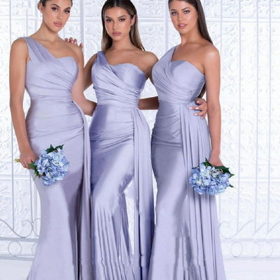 Vestido de Novia Elegante Monohombro para Tallas Grandes - Diseño Sirena