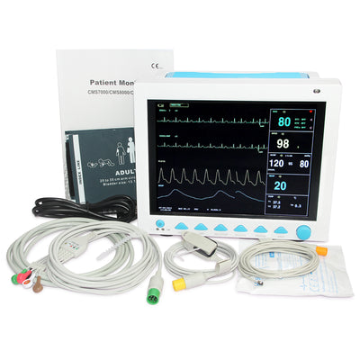 Monitor de Signos Vitales ICU/CCU 12.1" - 6 Parámetros con ECG y SpO2