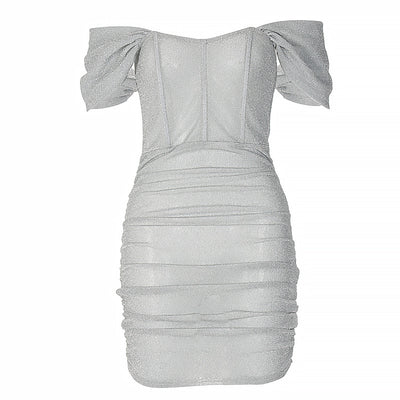 Vestido Ajustado con Hombrera de Manga Única, Diseño Europeo y Americano - Image 7