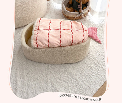 Cama Térmica para Mascotas Estilo Sushi - Nido Removible Todo Clima - Image 12