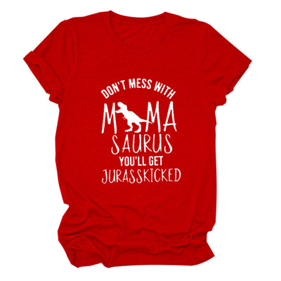 Playera Holgada Cuello Redondo Manga Corta Casual - Image 20