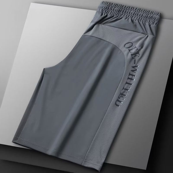 Pantalones Ice Silk Estilo Hong Kong para Hombre - Verano Ligero y Holgado