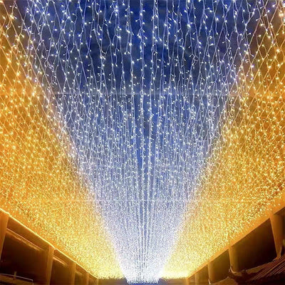 Cortina de Luz Solar con Efecto Cielo Estrellado - Cadena Luminosa Intermitente - Image 8