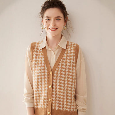 Chaleco de Punto Cashmere Elegante sin Mangas - Image 15