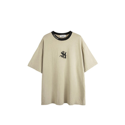 Playera de Contraste de Colores para Parejas - Diseño Moderno Unisex - Image 4