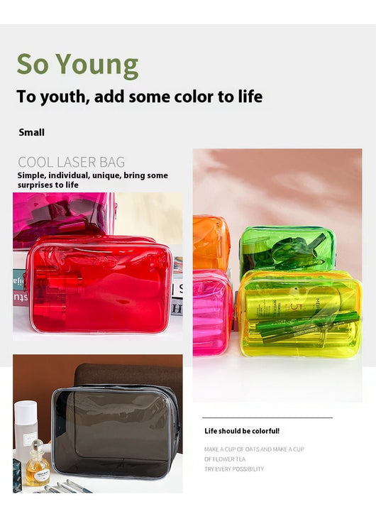 Bolsa Cosmética Transparente de Gran Capacidad - Organizador Versátil - Image 13