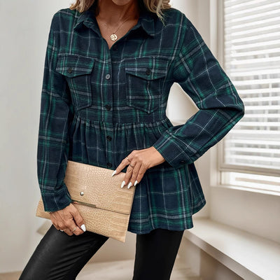 Blusa Elegante con Rayas Verdes - Image 4