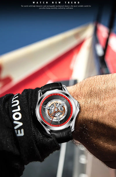 Reloj Automático para Hombre con Esfera Esqueletizada - Image 10