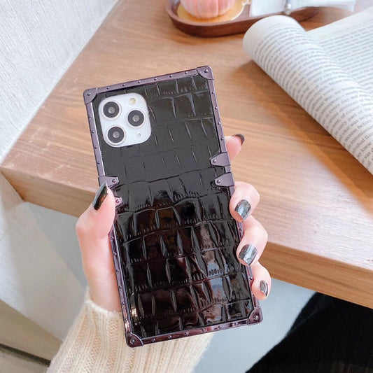 Funda Cuadrada de Cuero para Celular Resistente a Golpes - Image 2