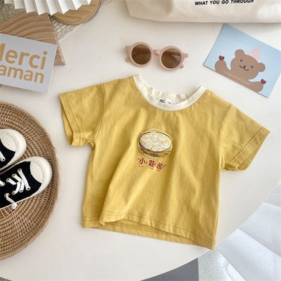 Playera Casual de Niña Manga Corta Cuello Redondo - Versátil para Verano - Image 13