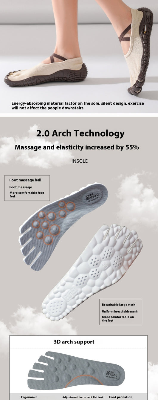 Zapatillas Deportivas Silenciosas para Yoga, Pilates y Ejercicio en Casa - Image 13