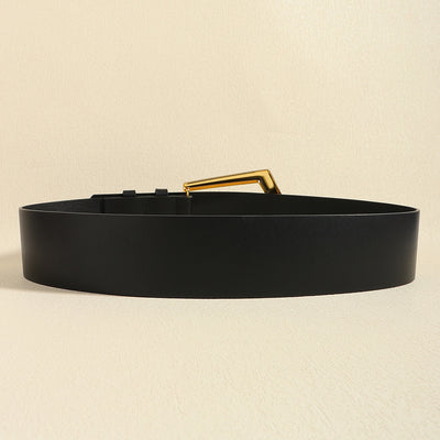 Cinturón Elástico Metálico Negro Ajustable - Accesorios de Moda para Abrigos y Faldas - Image 7
