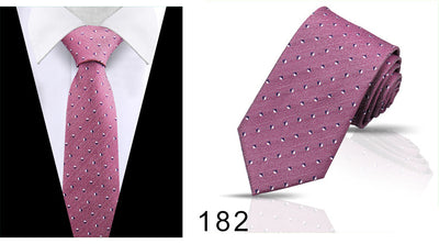 Corbata Casual Ejecutiva de Poliéster Jacquard para Hombre - Image 68