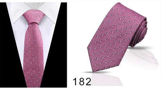 Corbata Casual Ejecutiva de Poliéster Jacquard para Hombre - Image 68