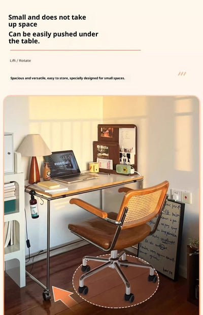 Silla de Oficina Retro en Ratán Sintético - Image 12