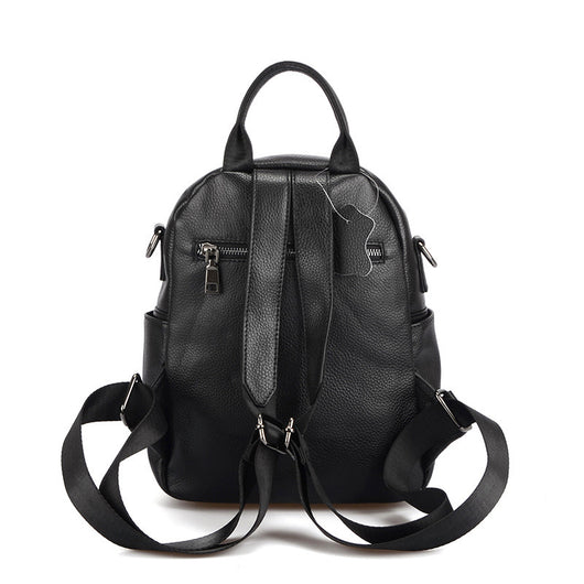 Mochila de Cuero Compacta Multiusos con Compartimento Perfumado - Image 3