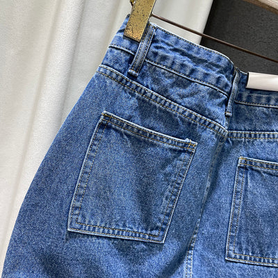 Falda Denim Estilo Tooling para Mujer - Image 14