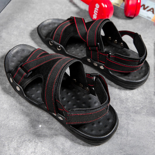 Sandalias Romanas Casuales para Hombre con Velcro - Image 17