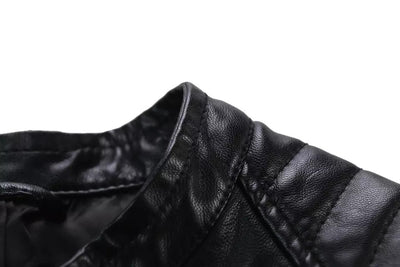 Chaqueta de Cuero PU para Motociclista - Estilo Europeo - Image 23