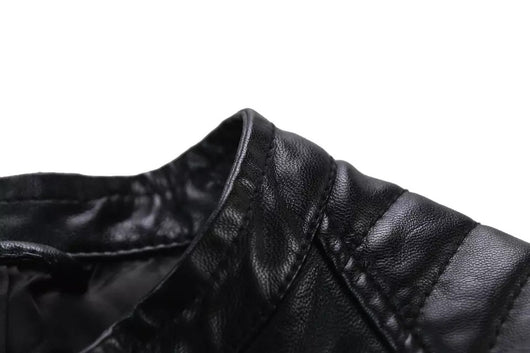 Chaqueta de Cuero PU para Motociclista - Estilo Europeo - Image 23